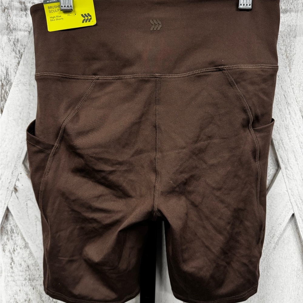 All in Motion Women's Brown Bike Shorts - Picture 3 of 6